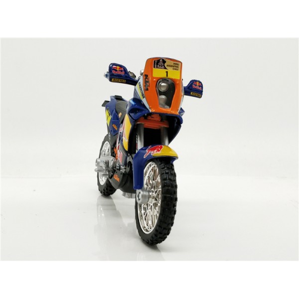 RALLY DAKAR REDBULL KTM SXF 450 1:18 DIE-CAST MOTOCROSS MX GIOCATTOLO  MODELLINO