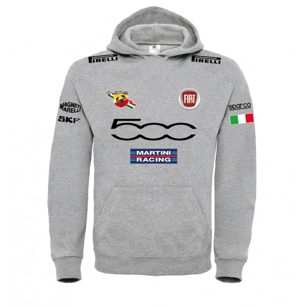 FELPA FIAT 500 MARTINI RACING ABARTH maglietta POLO ALFA ROMEO t-shirt maglia NE 