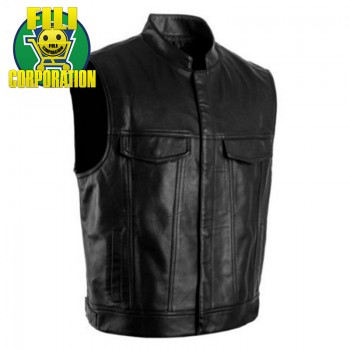 GILET BIKER MOTO GIACCA E...