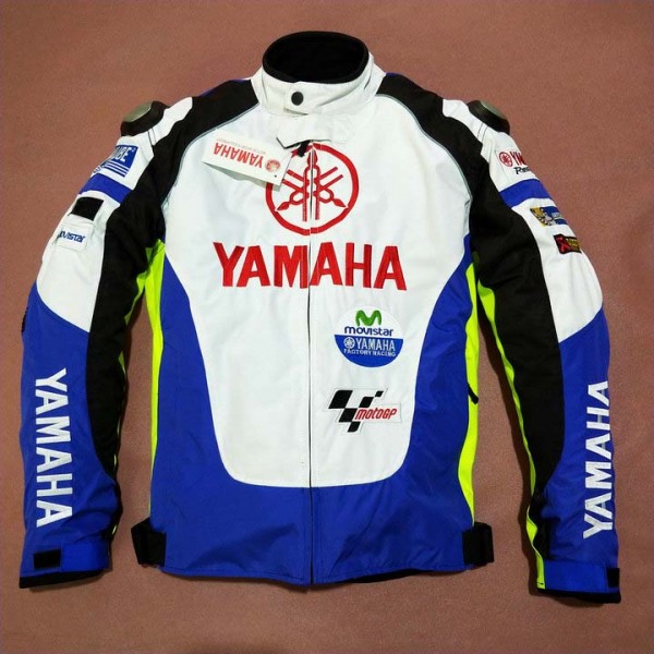 GIUBBOTTO GIACCA MOTO YAMAHA MOTO GP PROTEZIONE BIKER MOTOCICLISMO